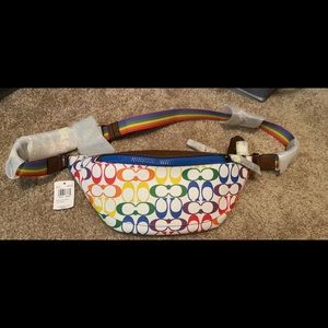 Coach Rainbow Fanny Pack